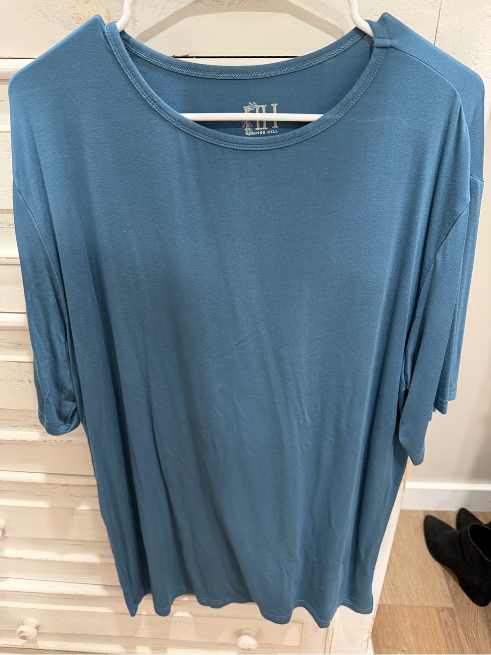 Blue Short-Sleeve Relaxed Tee